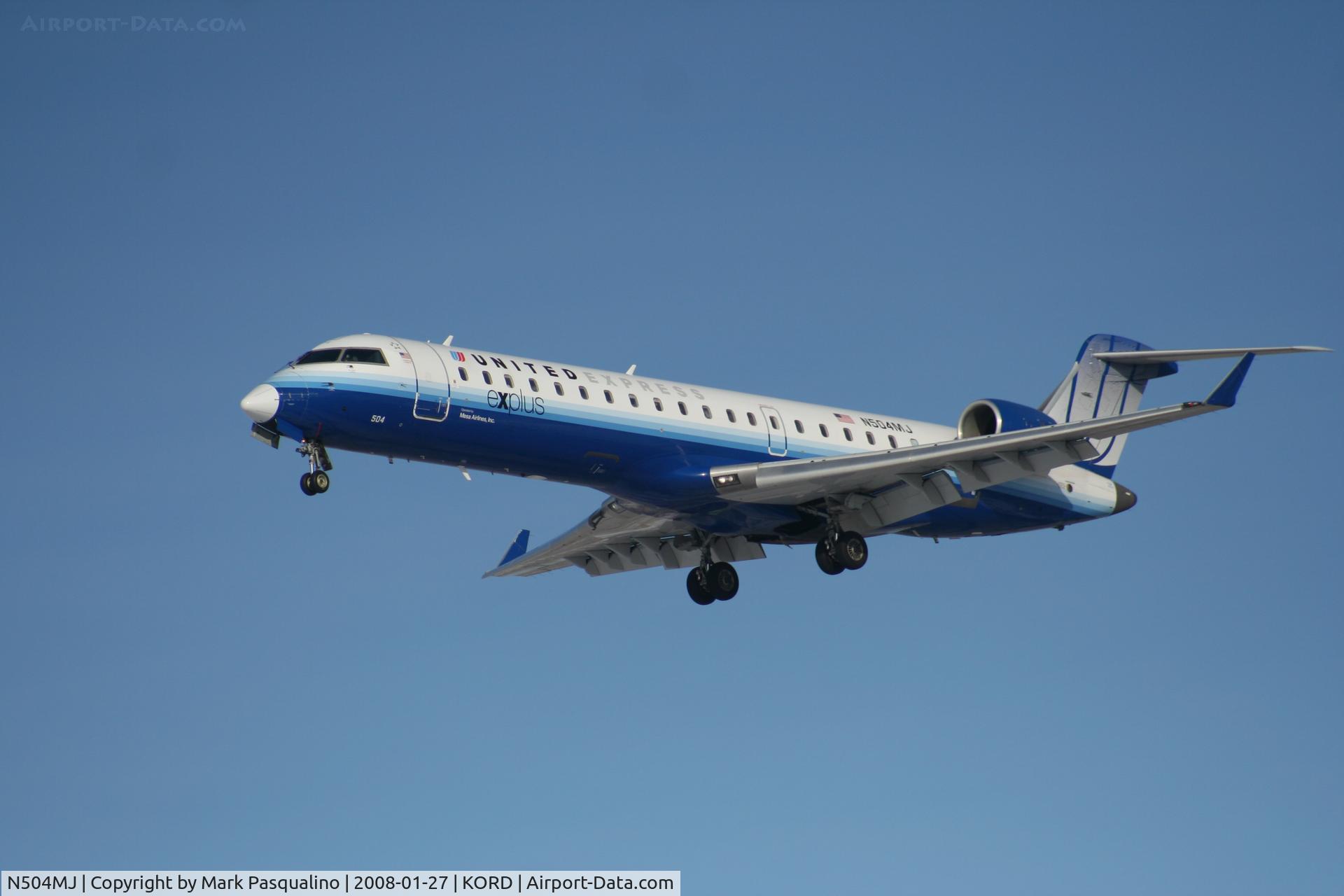 N504MJ, 2002 Bombardier CRJ-700 (CL-600-2C10) Regional Jet C/N 10066, CL-600-2C10