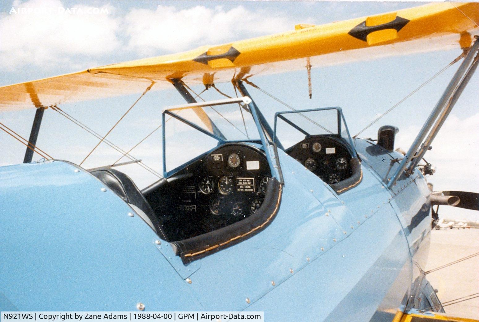 N921WS, 1942 Boeing A75N1(PT17) C/N 75-5165, Stearman at Grand Prairie - This aircraft has been shown flying in Europe