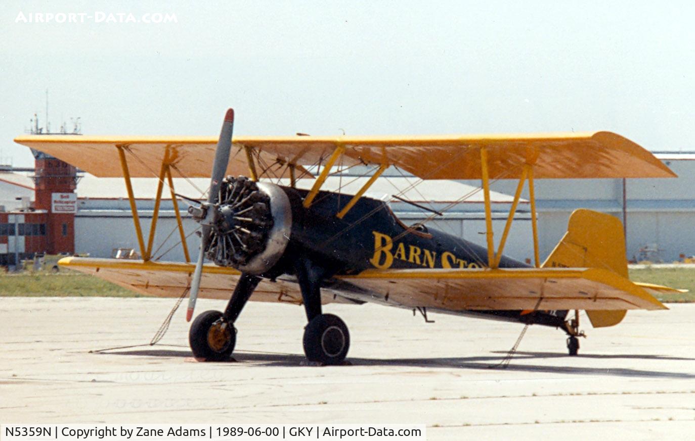 N5359N, Boeing E75 C/N 75-5522, Stearman at Arlington