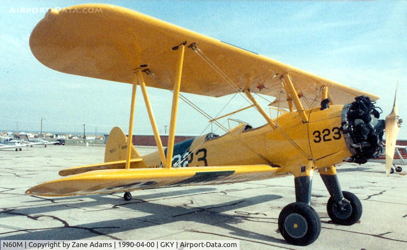 N60M, 1943 Boeing A75N1 (PT-17) C/N 75-4572, Stearman at Arlington