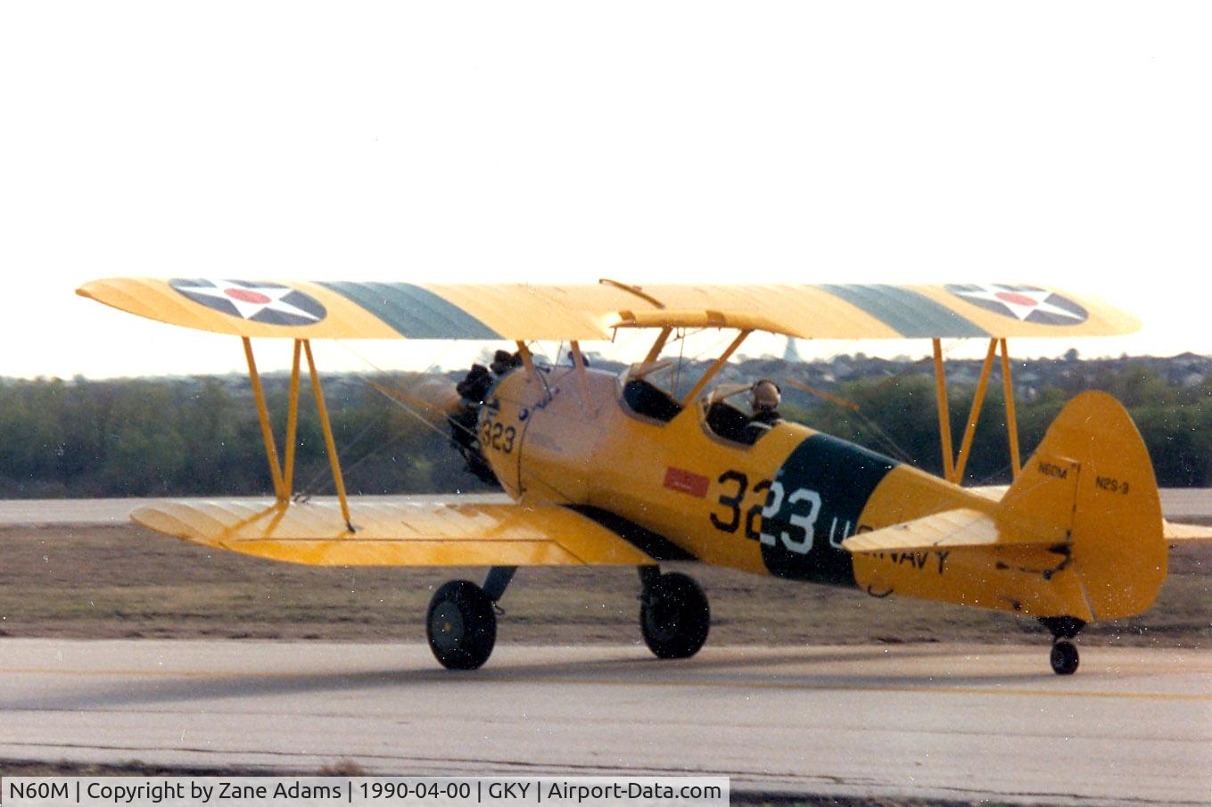 N60M, 1943 Boeing A75N1 (PT-17) C/N 75-4572, Stearman at Arlington