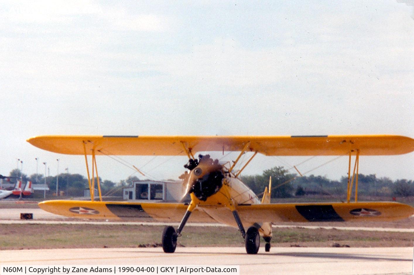 N60M, 1943 Boeing A75N1 (PT-17) C/N 75-4572, Stearman at Arlington