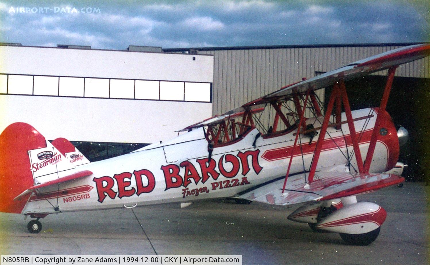 N805RB, 1941 Boeing PT-17/R985 Kaydet (A75N1) C/N 75-2729, Red Baron Stearman