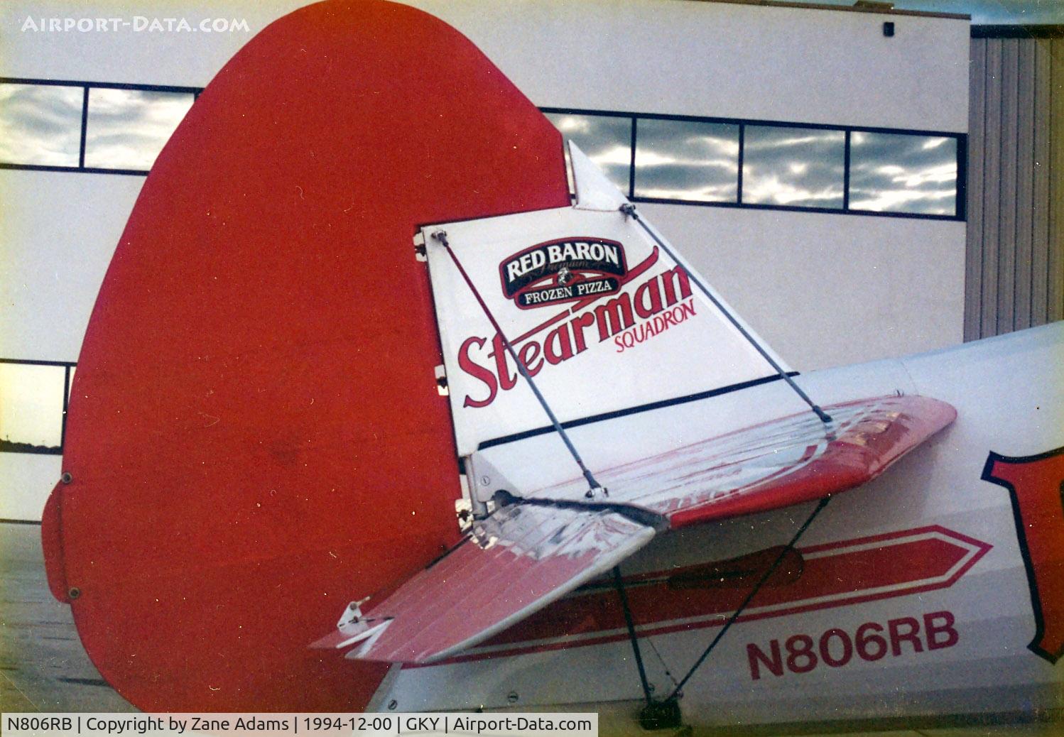 N806RB, 1942 Boeing A75 C/N 75-4000, Red Baron Stearman - this is of of two Red Baron aircraft that were destroyed in an airshow midair collision at Kissimmee, FL 04/19/98
