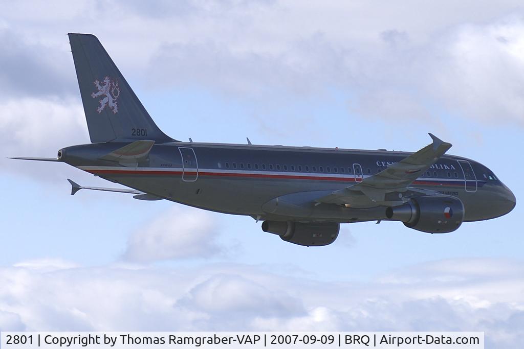 2801, 2007 Airbus ACJ319 (A319-115/CJ) C/N 2801, Czech Republic - Air Force Airbus A319