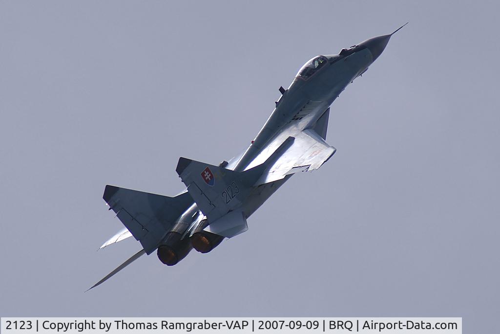 2123, Mikoyan-Gurevich MiG-29AS C/N 2960536201, Slovakia - Air Force Mikoyan-Gurevich Mig29