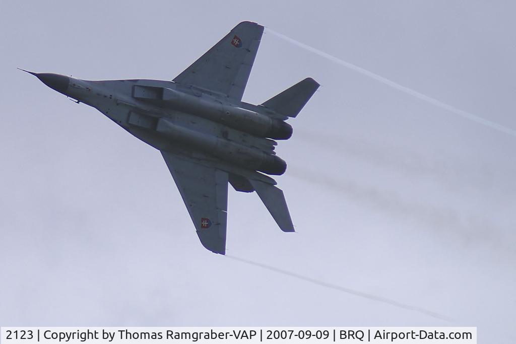 2123, Mikoyan-Gurevich MiG-29AS C/N 2960536201, Slovakia - Air Force Mikoyan-Gurevich Mig29
