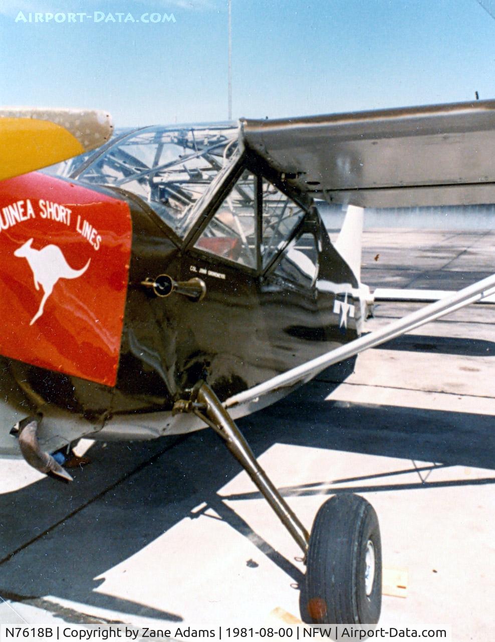 N7618B, Stinson L-5E Sentinel C/N 535, Stinson L-5 at Carswell AFB