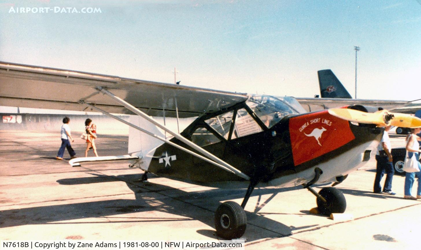 N7618B, Stinson L-5E Sentinel C/N 535, Stinson L-5 at Carswell AFB