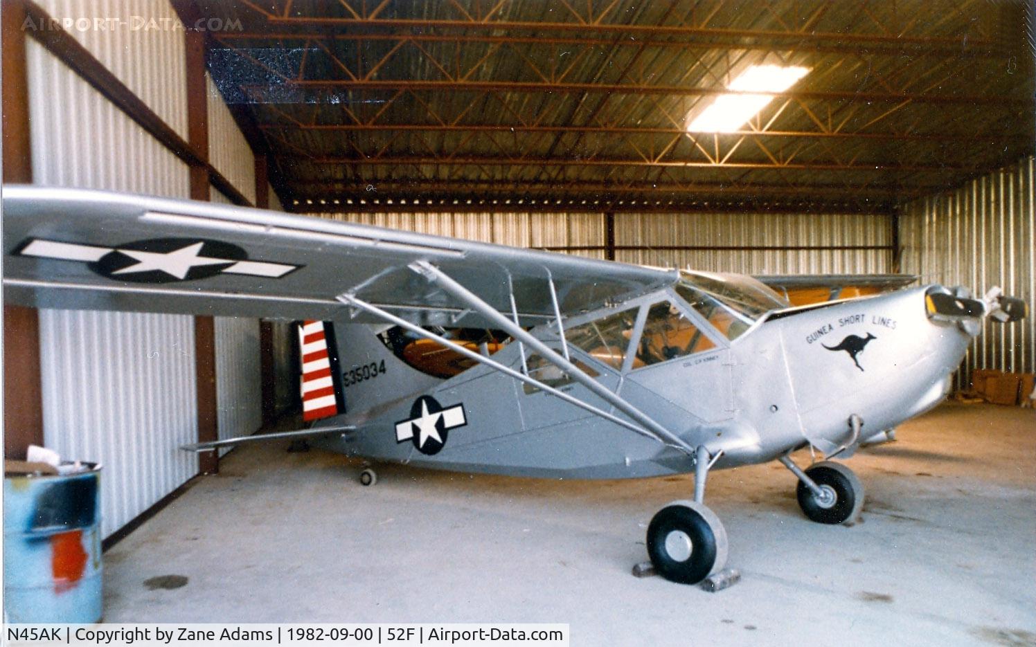 N45AK, 1946 Stinson L-5G Sentinel C/N 76-4618, This aicraft is currently in the Thai Aviation (Tango Squadron) Museum