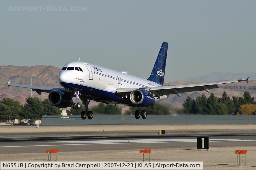 N655JB, 2007 Airbus A320-232 C/N 3072, jetBlue Airways - 'Something About Blue' / 2007 Airbus A320-232