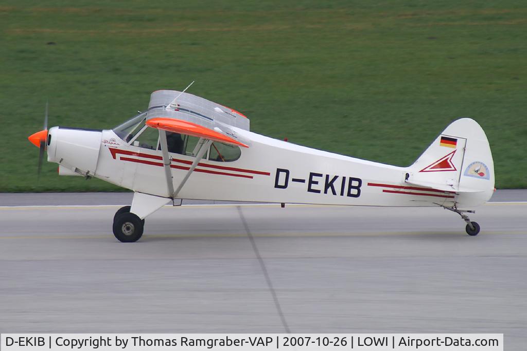 D-EKIB, Piper PA-18-150 Super Cub C/N 18-8321, Piper 18 Super Cub