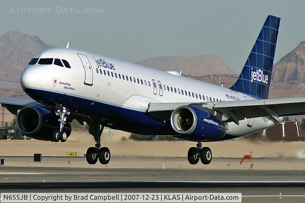 N655JB, 2007 Airbus A320-232 C/N 3072, jetBlue Airways - 'Something About Blue' / 2007 Airbus A320-232
