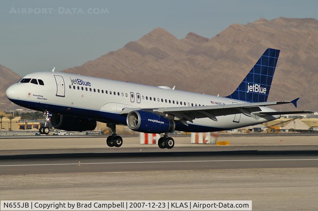 N655JB, 2007 Airbus A320-232 C/N 3072, jetBlue Airways - 'Something About Blue' / 2007 Airbus A320-232