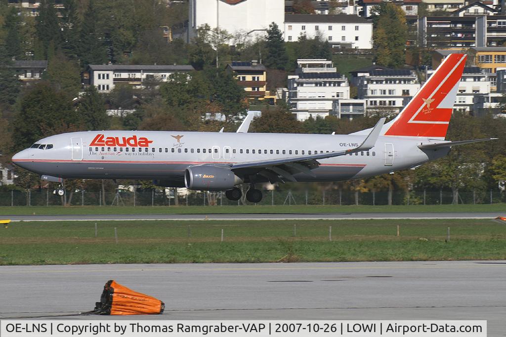 OE-LNS, 2005 Boeing 737-8Z9 C/N 34262, Lauda Air Boeing 737-800