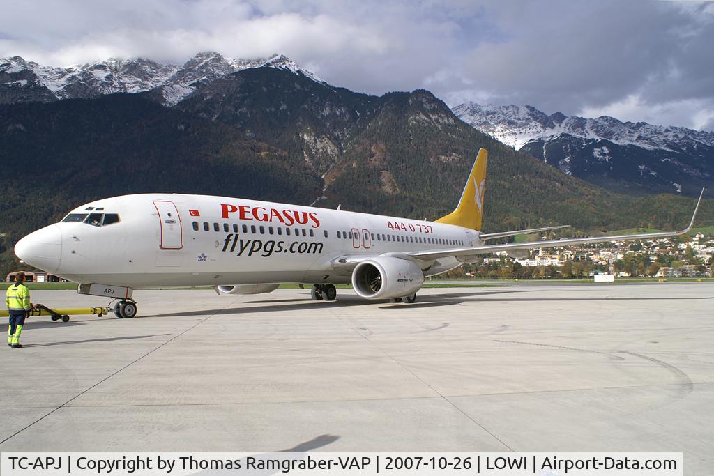 TC-APJ, 2002 Boeing 737-86N C/N 32735, Pegasus Airlines Boeing 737-800