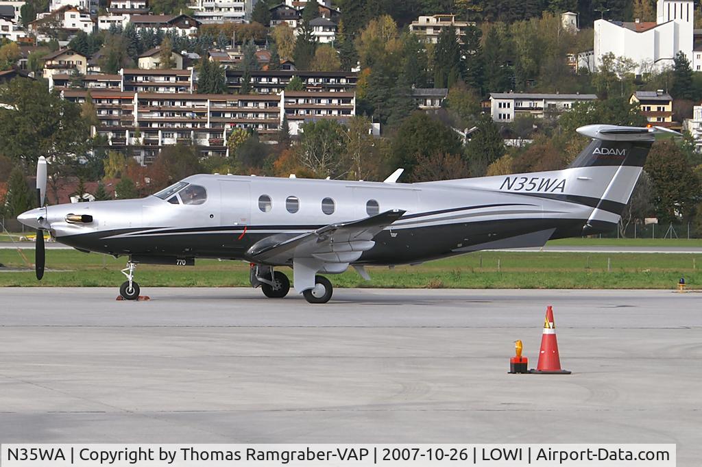 N35WA, 2006 Pilatus PC-12/47 C/N 770, Adam Air Pilatus PC12