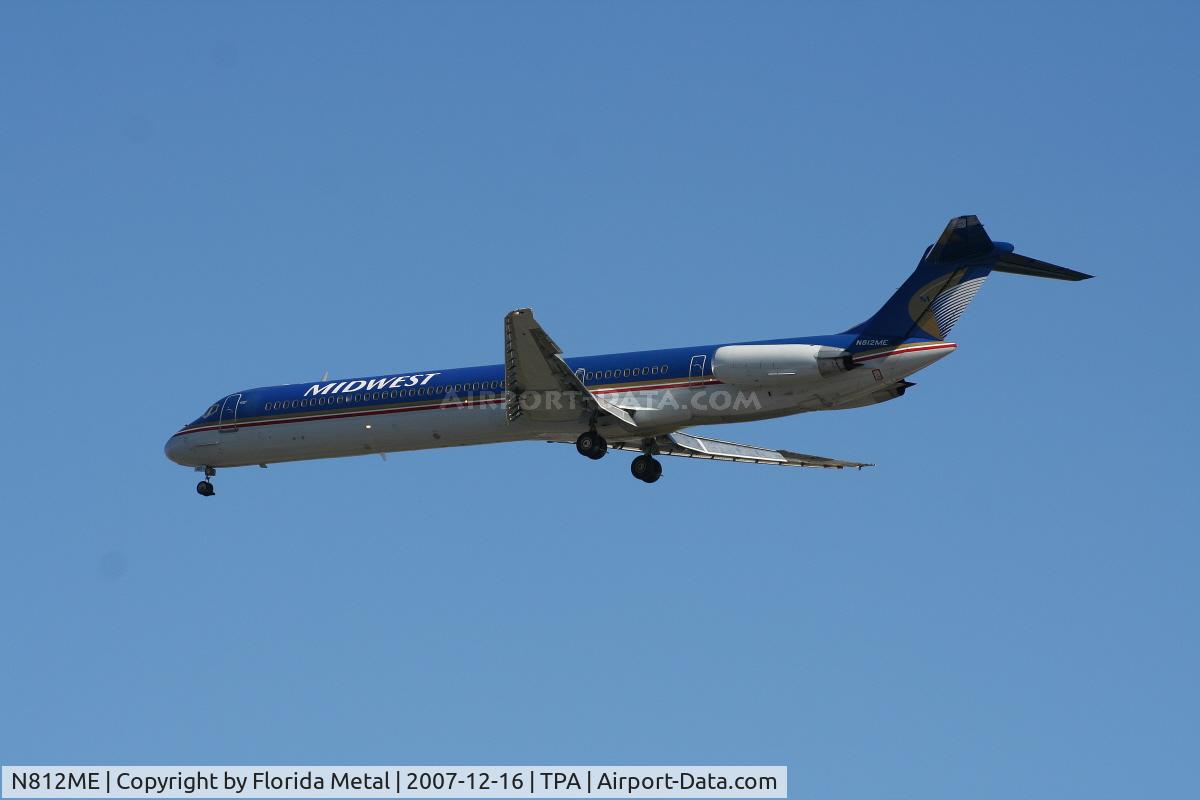 N812ME, 1981 McDonnell Douglas MD-81 (DC-9-81) C/N 48006, Midwest