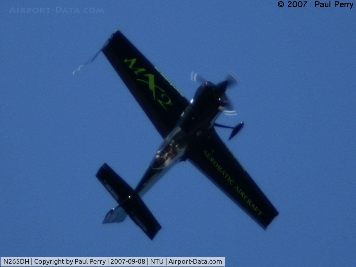 N265DH, 2007 MXR Technologies MX2 C/N 2, Pulling her over the top