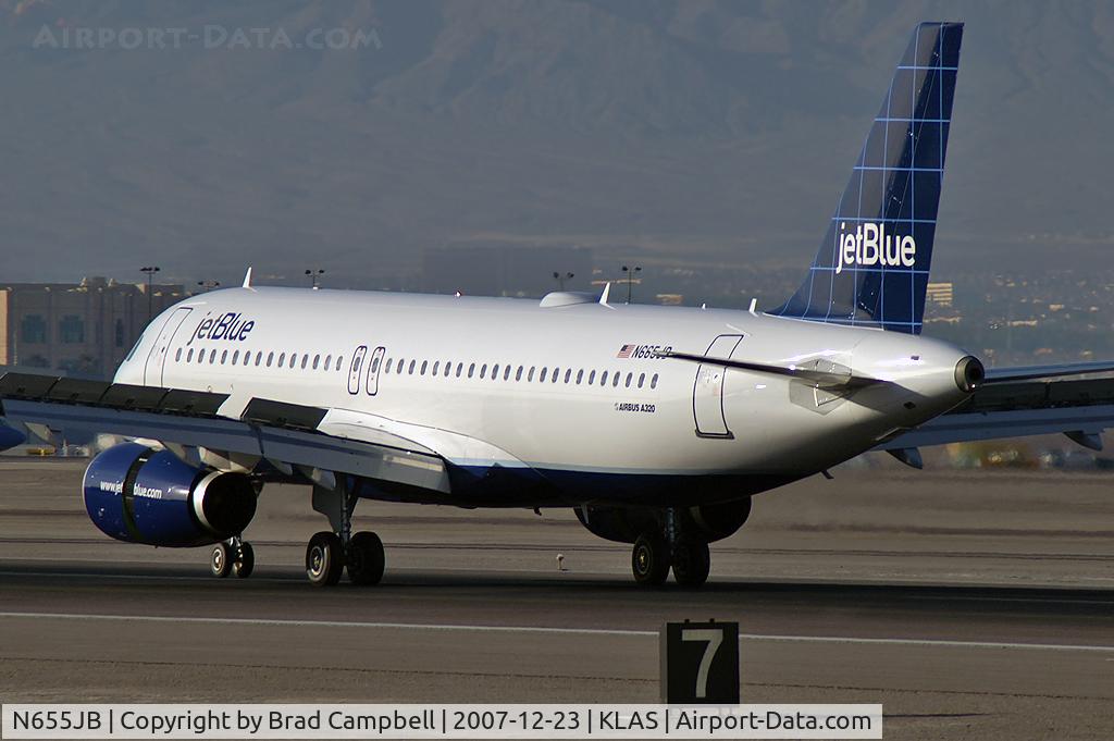 N655JB, 2007 Airbus A320-232 C/N 3072, jetBlue Airways - 'Something About Blue' / 2007 Airbus A320-232