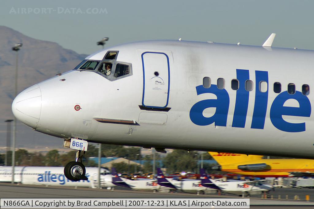 N866GA, 1989 McDonnell Douglas MD-83 (DC-9-83) C/N 49910, Allegiant Air / 1989 McDonnell Douglas DC-9-83(MD-83)