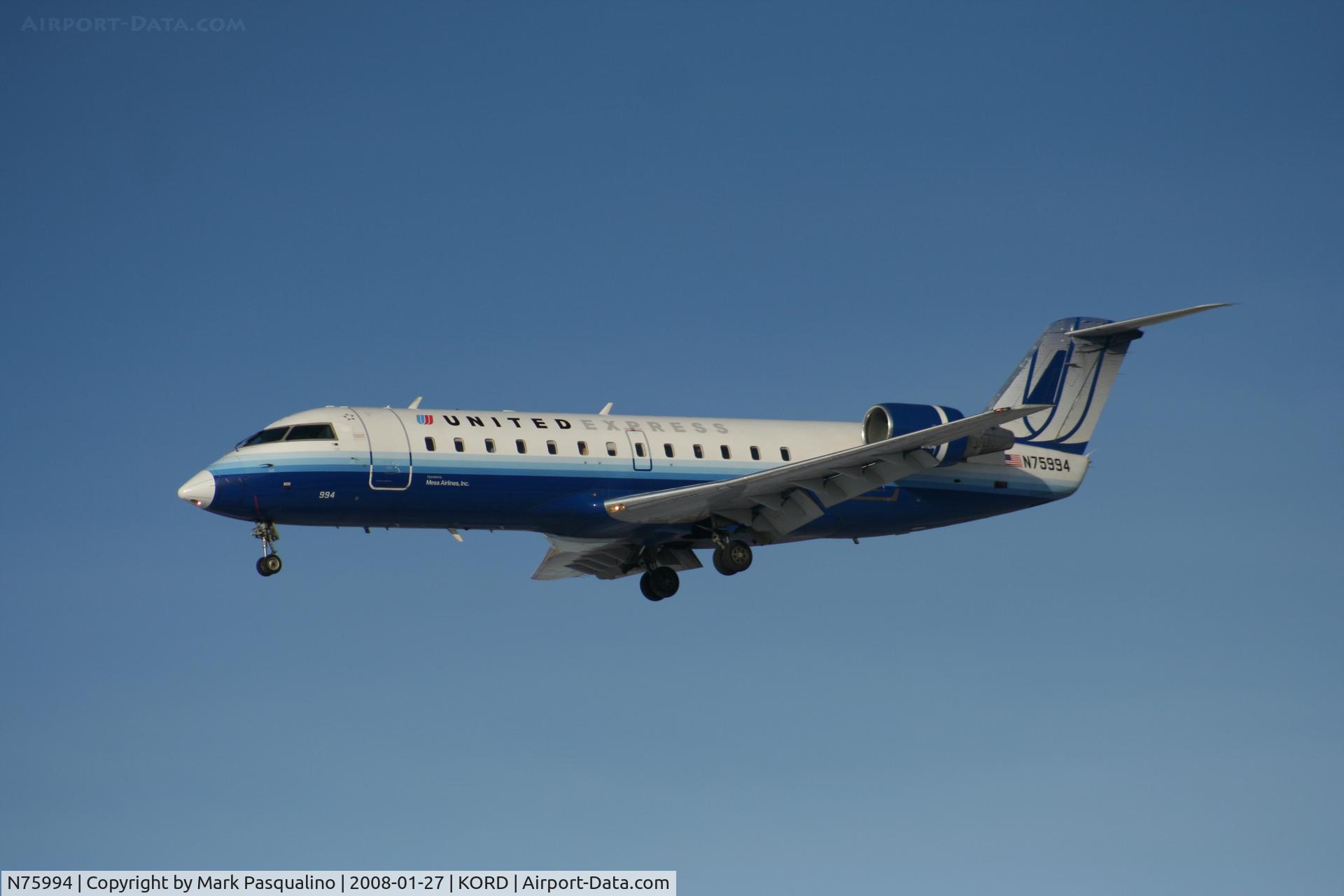 N75994, 2000 Bombardier CRJ-200ER (CL-600-2B19) C/N 7367, CL-600-2B19