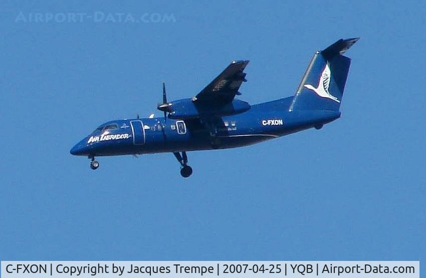 C-FXON, 1989 De Havilland Canada DHC-8-102 Dash 8 C/N 183, On final runway 30