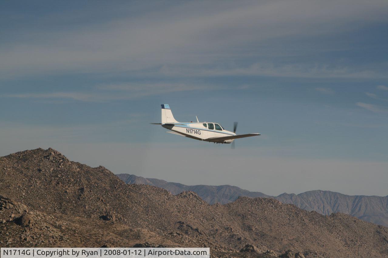 N1714G, 1962 Beech 35-B33 Debonair C/N CD-482, Flying to Borrego