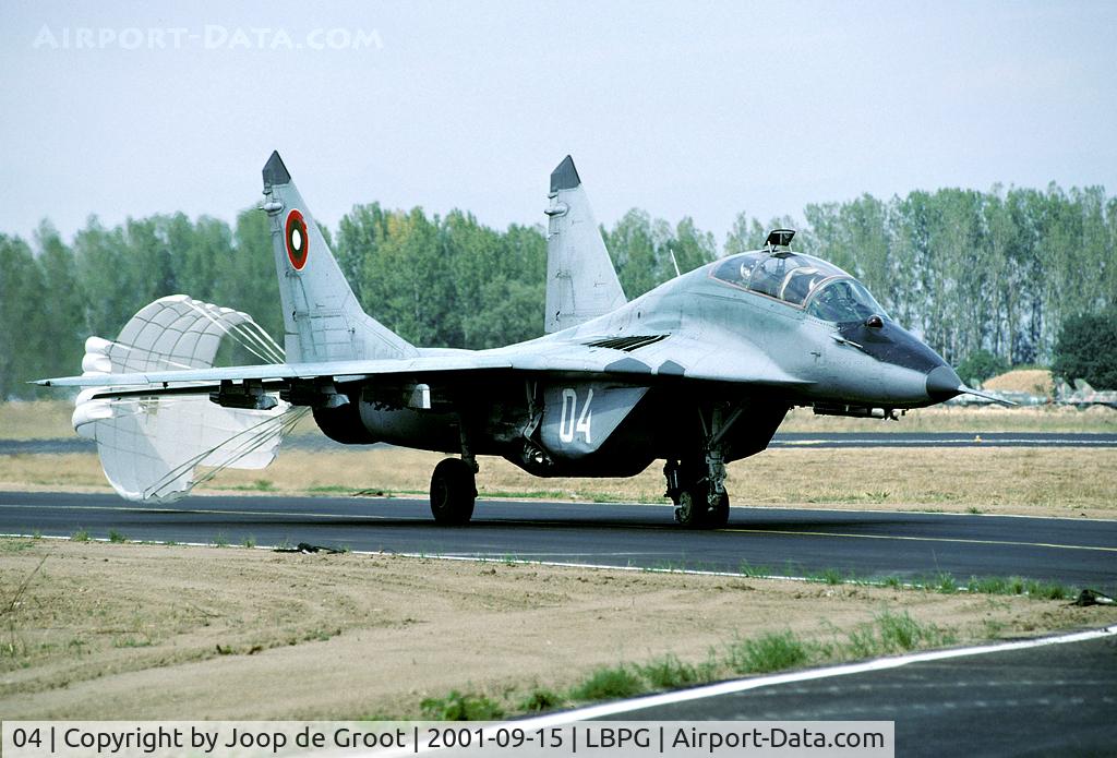 04, Mikoyan-Gurevich MiG-29B C/N 2960535127/4508, This MiG-29 received a major overhaul and returned to service in 2007.