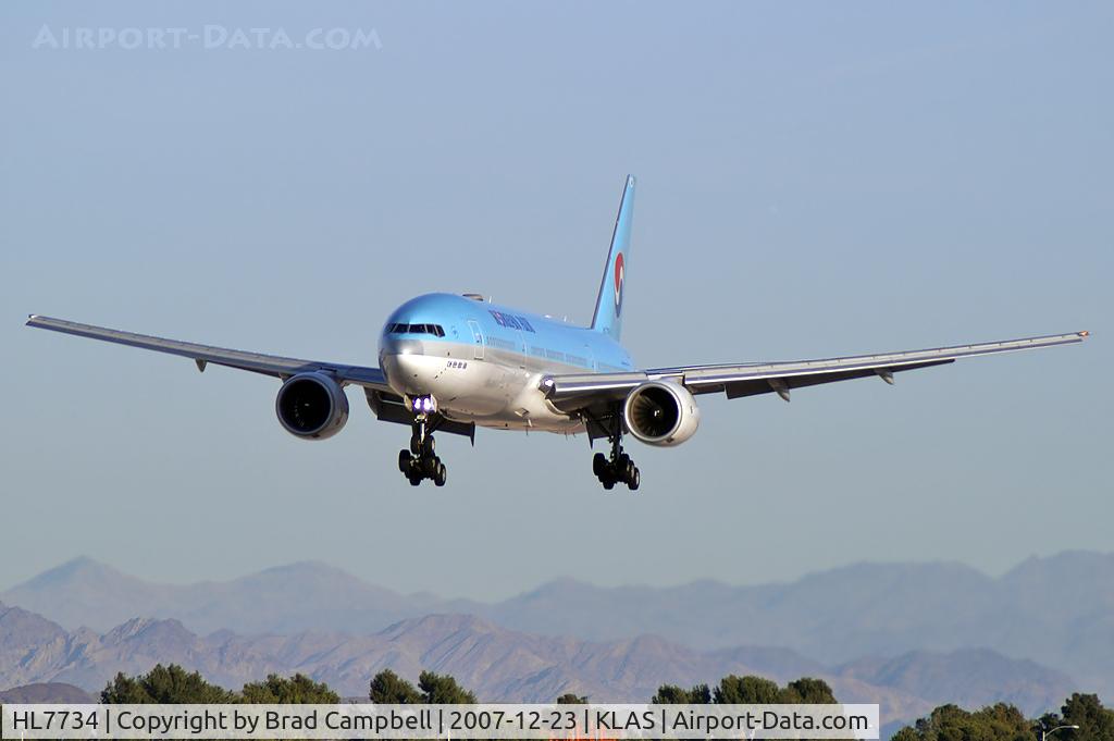 HL7734, 2008 Boeing 777-2B5/ER C/N 34207, Korean Air / 2005 Boeing 777-2B5 (ER)