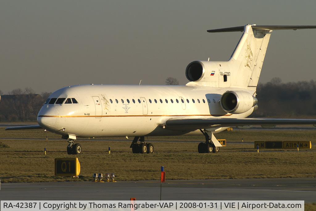 RA-42387, Yakovlev Yak-42D C/N 4520424016436, Yakservice Yakovlev 42