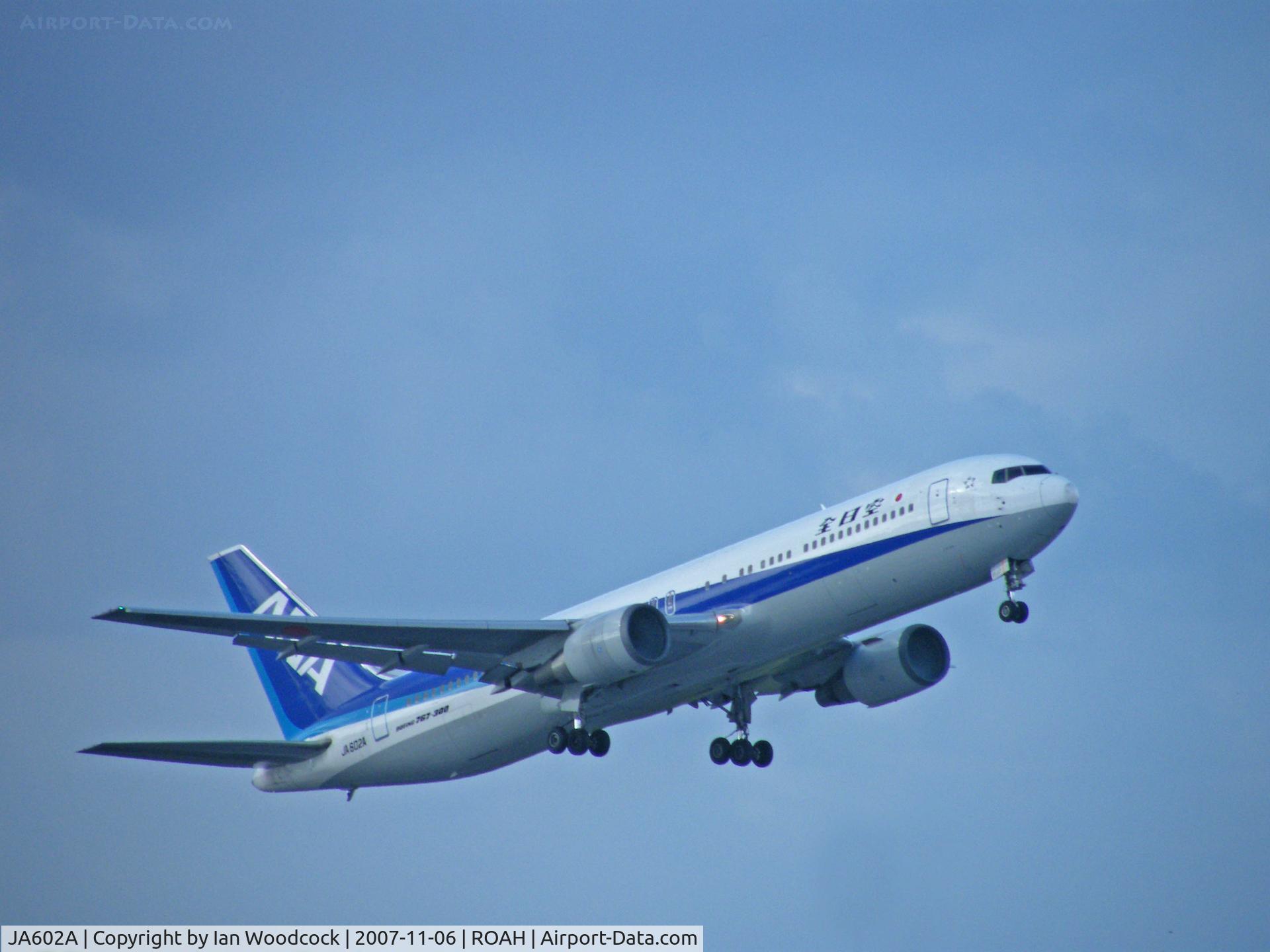 JA602A, 1997 Boeing 767-381 C/N 27944, Boeing 767-381/ANA/Departing Naha