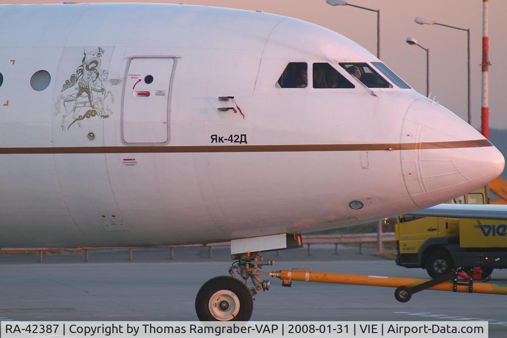 RA-42387, Yakovlev Yak-42D C/N 4520424016436, Yakservice Yakovlev 42