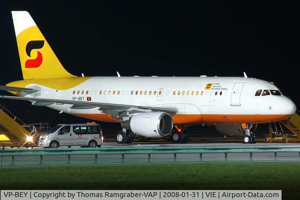 VP-BEY, 2006 Airbus A319-115CJ C/N 2675, China Sonangol International Airbus A319