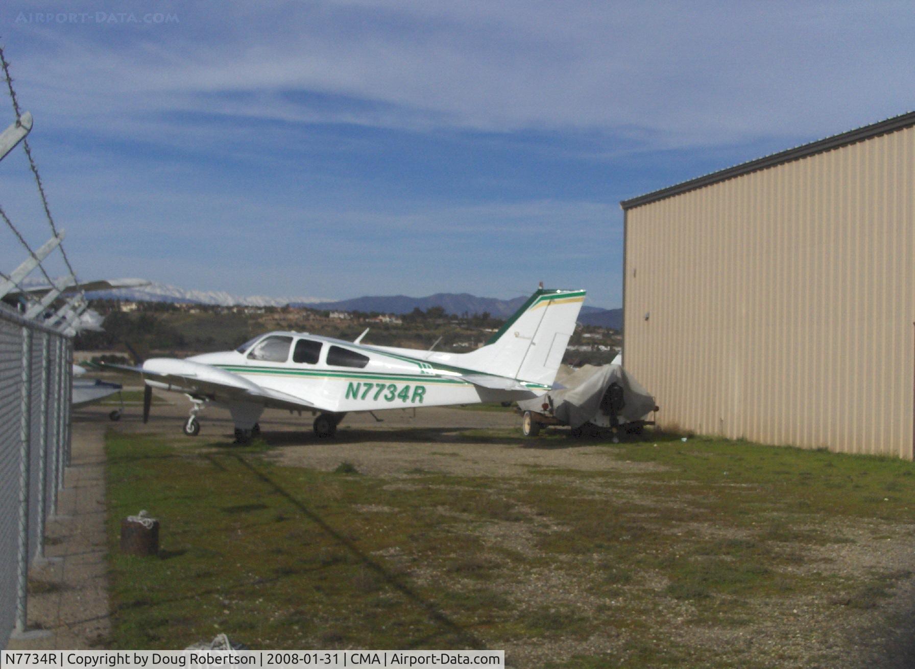 N7734R, 1968 Beech 95-B55 (T42A) Baron C/N TC-1172, 1968 Beech 95-B55 (T42A) BARON, two Continental IO-470-L 260 Hp each