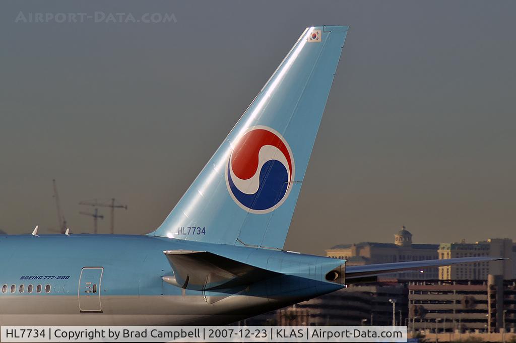 HL7734, 2008 Boeing 777-2B5/ER C/N 34207, Korean Air / 2005 Boeing 777-2B5 (ER)
