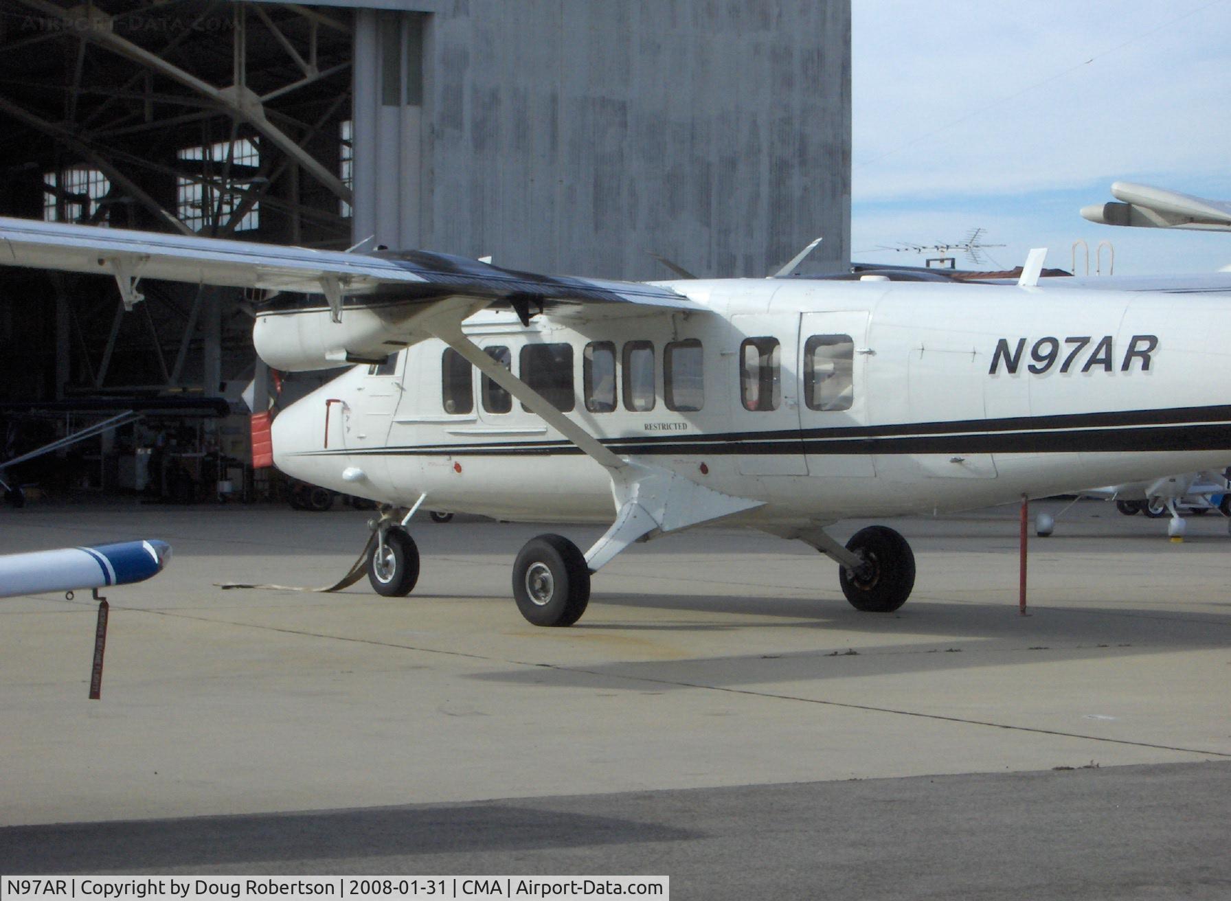 N97AR, 1973 De Havilland Canada DHC-6-300 Twin Otter C/N 365, 1973 DeHavilland DHC-6-300 TWIN OTTER STOL, two 620 shp P&W(C) PT6A-27s. Flight crew-2 + 20 passengers