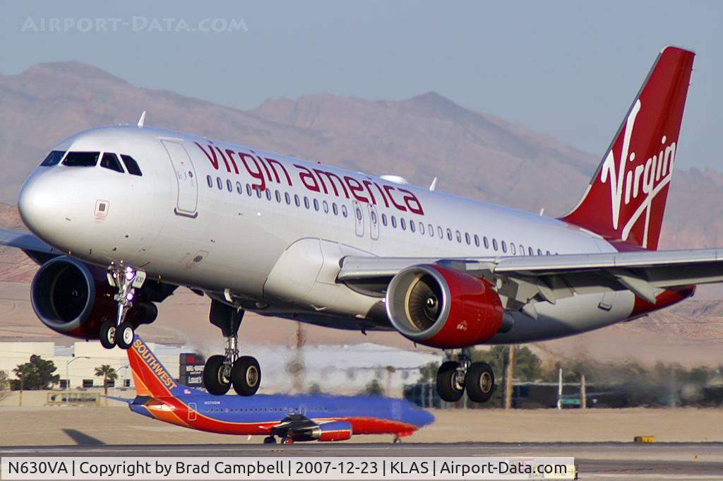 N630VA, 2007 Airbus A320-214 C/N 3101, Virgin America / 2007 Airbus A320-214