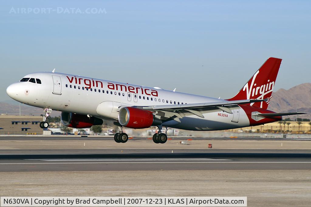 N630VA, 2007 Airbus A320-214 C/N 3101, Virgin America / 2007 Airbus A320-214