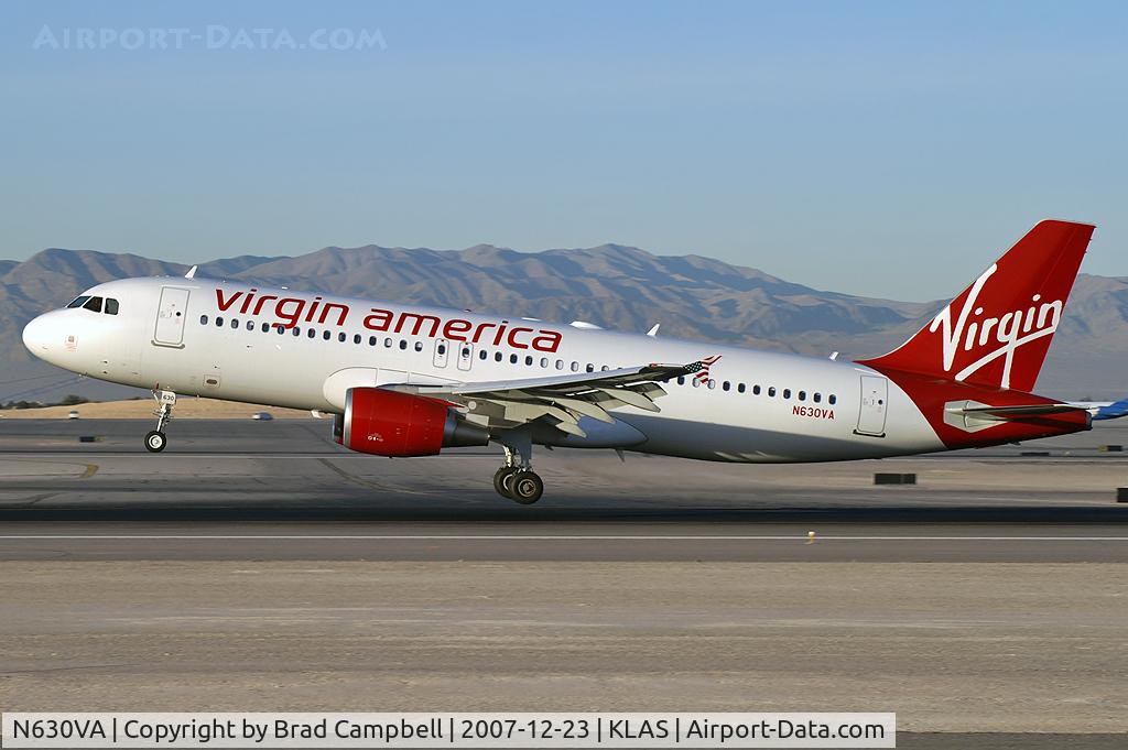 N630VA, 2007 Airbus A320-214 C/N 3101, Virgin America / 2007 Airbus A320-214