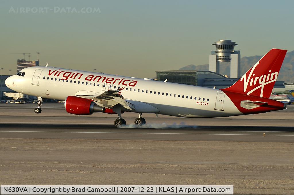 N630VA, 2007 Airbus A320-214 C/N 3101, Virgin America / 2007 Airbus A320-214