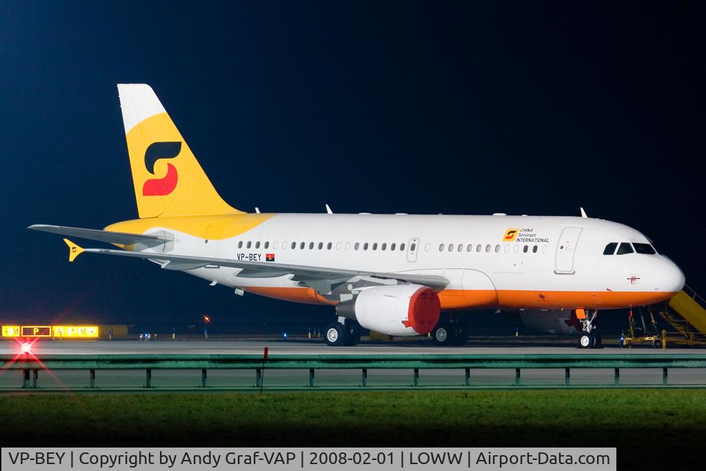 VP-BEY, 2006 Airbus A319-115CJ C/N 2675, China Sonangol International A319