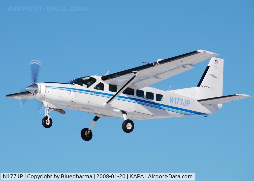 N177JP, 1989 Cessna 208 Caravan I C/N 20800146, Approach to 17L.