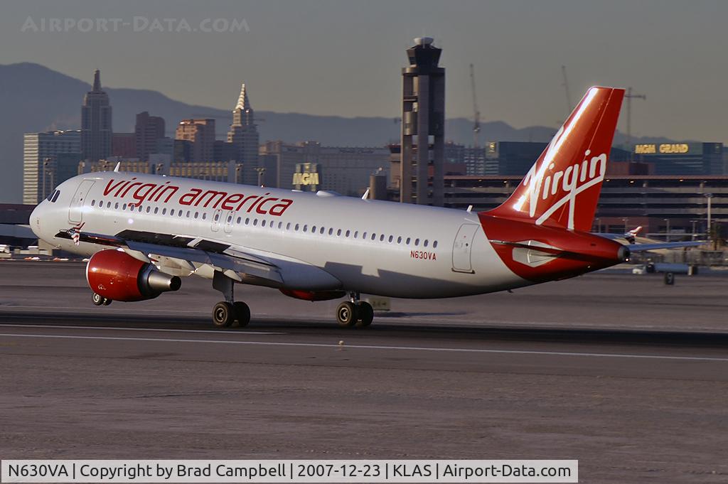 N630VA, 2007 Airbus A320-214 C/N 3101, Virgin America / 2007 Airbus A320-214