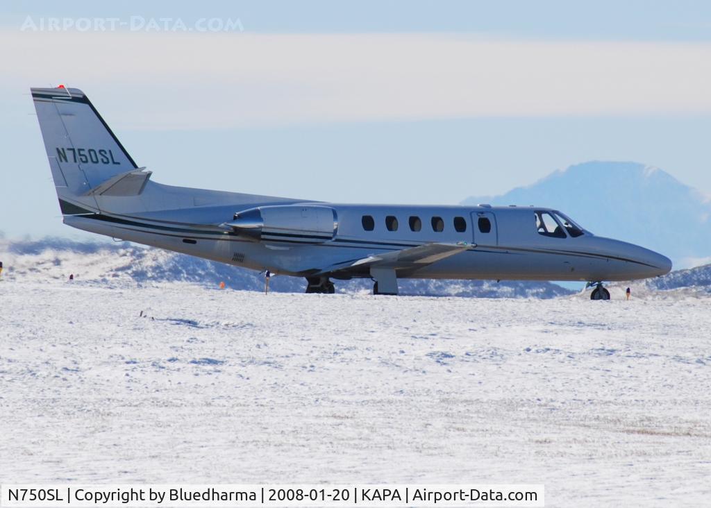 N750SL, 1994 Cessna 550 Citation II C/N 550-0554, Position and Hold for 17L.
