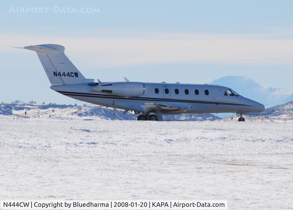 N444CW, 1984 Cessna 650 Citation III C/N 650-0064, Position and hold for 17L.