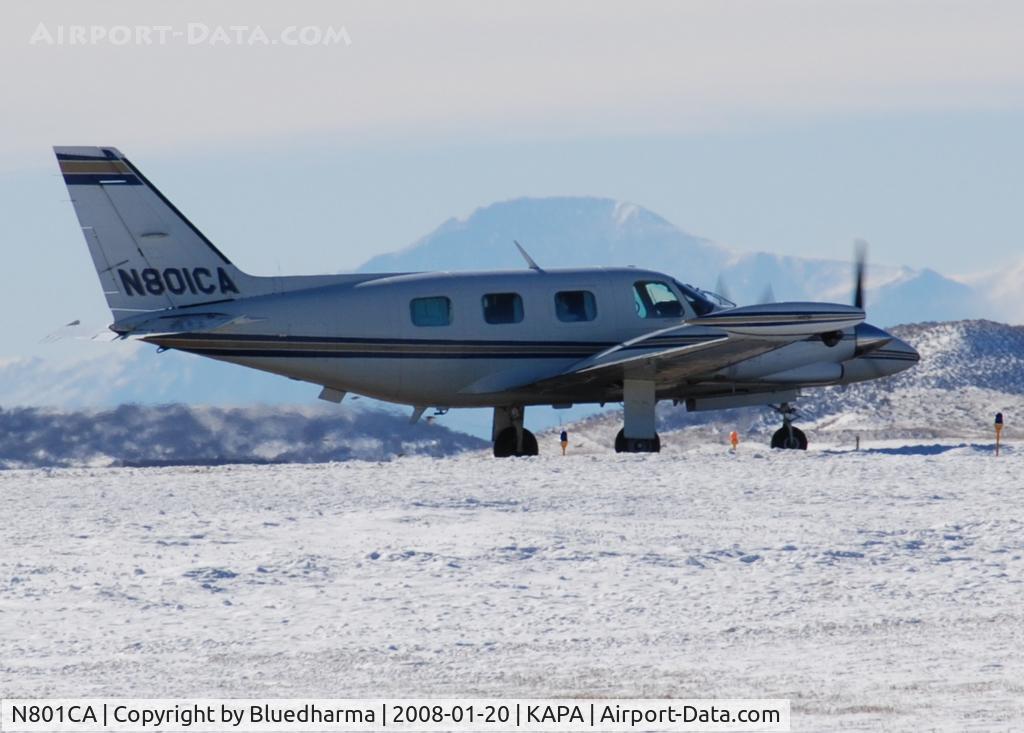 N801CA, 1980 Piper PA-31T1 C/N 31T-8104018, Cleared for takeoff on 17L.