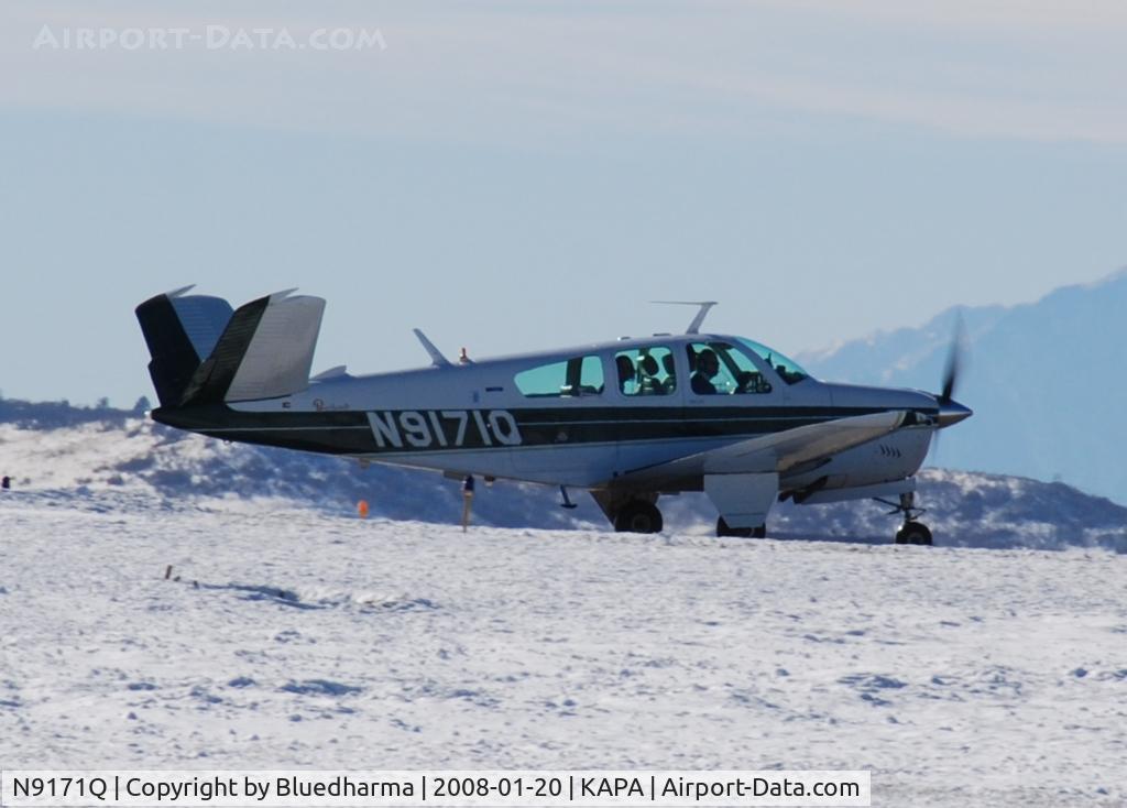 N9171Q, 1970 Beech V35B Bonanza C/N D-9246, Cleared to takeoff on 17L.