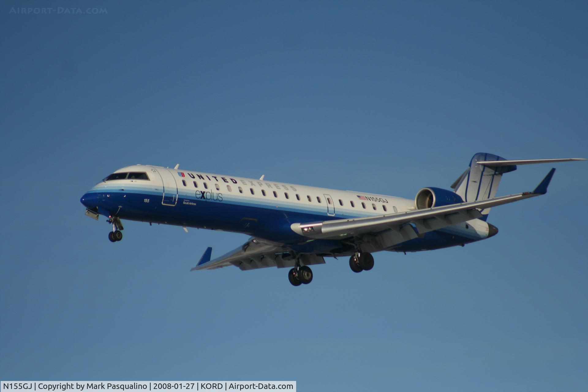 N155GJ, 2005 Bombardier CRJ-702 (CL-600-2C10) Regional Jet C/N 10225, CL-600-2C10