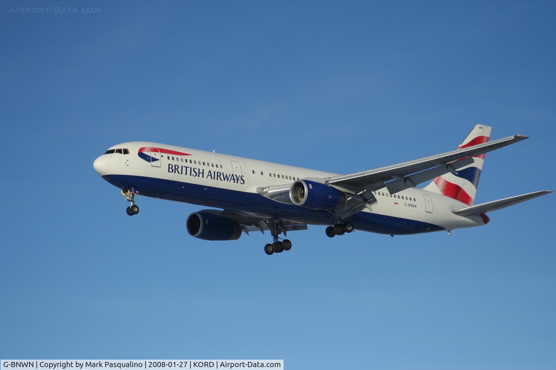 G-BNWN, 1991 Boeing 767-336 C/N 25444, Boeing 767-300